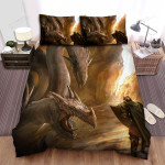 Desert Hydra Duels A Knight Artwork Bed Sheets Spread Duvet Cover Bedding Sets