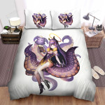 Ninomae Ina'nis Art Painting Bed Sheets Spread Duvet Cover Bedding Sets