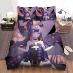 Ninomae Ina'nis With Violet Hair Bed Sheets Spread Duvet Cover Bedding Sets