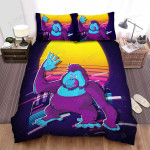 The Wildlife - The Orangutan Waving Hand Bed Sheets Spread Duvet Cover Bedding Sets