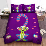 The Lemur Cartoon Character Bed Sheets Spread Duvet Cover Bedding Sets