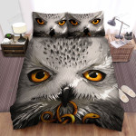 The Wild Bird - The Owl Keeping A Snake Bed Sheets Spread Duvet Cover Bedding Sets
