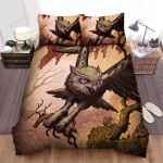 The Wild Bird - The Giant Owl Got A Deer Bed Sheets Spread Duvet Cover Bedding Sets