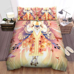 The Wild Bird - The Owl God Illustration Bed Sheets Spread Duvet Cover Bedding Sets