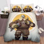 The Wild Bird - The Owl Pilot Bed Sheets Spread Duvet Cover Bedding Sets