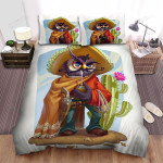 The Wild Bird - The Owl Mexican Art Bed Sheets Spread Duvet Cover Bedding Sets