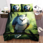 The Wild Bird - The Monster Owl Bed Sheets Spread Duvet Cover Bedding Sets