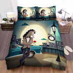 The Wildlife - The Horse Waiting For The Date Bed Sheets Spread Duvet Cover Bedding Sets