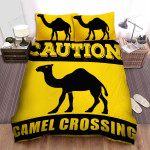 The Wild Animal - The Camel Crossing Signal Bed Sheets Spread Duvet Cover Bedding Sets