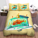 The Japanese Fish - The Koi In The Pond Cake Bed Sheets Spread Duvet Cover Bedding Sets