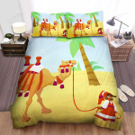 The Wild Animal - The Camel Following The Traveller Bed Sheets Spread Duvet Cover Bedding Sets