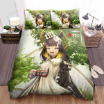 Ninomae Ina'nis On Camera Bed Sheets Spread Duvet Cover Bedding Sets