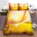 The Small Animal - The Mouse Feeding A Duck Bed Sheets Spread Duvet Cover Bedding Sets
