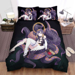 Ninomae Ina'nis & Octopus Tentacles Bed Sheets Spread Duvet Cover Bedding Sets