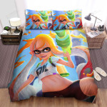 Splatoon - Agent 3 In White Shirt Bed Sheets Spread Duvet Cover Bedding Sets
