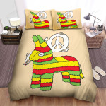 The Cattle - The Hippie Donkey Smoking Art Bed Sheets Spread Duvet Cover Bedding Sets