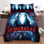 12 Monkeys (2015–2018) The Complete Series Movie Poster Bed Sheets Spread Comforter Duvet Cover Bedding Sets