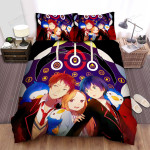 Penguindrum The Takakura Siblings & Penguin Trio Bed Sheets Spread Duvet Cover Bedding Sets