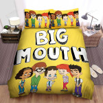 Big Mouth (2017) Coming Of Age All Over The Place Bed Sheets Spread Comforter Duvet Cover Bedding Sets