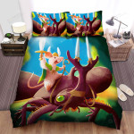 The Small Animal - The Mouse Riding On A Bug Bed Sheets Spread Duvet Cover Bedding Sets