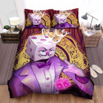 Cuphead - King Dice Controlling The Dice Bed Sheets Spread Duvet Cover Bedding Sets