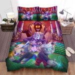 Cuphead - The King Dice Controlling Cuphead And Mugman Bed Sheets Spread Duvet Cover Bedding Sets