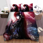 Nura: Rise Of The Yokai Clan Hagoromo Kitsune In Flowers Kimono Bed Sheets Spread Duvet Cover Bedding Sets
