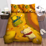 The Small Animal - The Hamster Lying On The Ground Bed Sheets Spread Duvet Cover Bedding Sets
