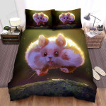The Small Animal - The Hamster Running So Fast Bed Sheets Spread Duvet Cover Bedding Sets