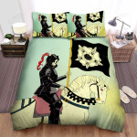 The Natural Animal - The Skeleton Knight On The Horse Bed Sheets Spread Duvet Cover Bedding Sets