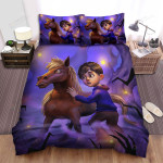 The Natural Animal - The Horse And The Owner Bed Sheets Spread Duvet Cover Bedding Sets