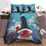 The Wild Creature - The Horse Trying To Move In The Water Bed Sheets Spread Duvet Cover Bedding Sets
