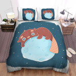 The Wildlife - The Beaver On The Blue Planet Bed Sheets Spread Duvet Cover Bedding Sets