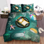The Cute Animal - The Hamster Relaxing Art Bed Sheets Spread Duvet Cover Bedding Sets