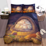 The Cute Animal - The Hamster In The Cozy House Bed Sheets Spread Duvet Cover Bedding Sets