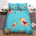 The Cute Animal - Happiness Of The Hamster Bed Sheets Spread Duvet Cover Bedding Sets