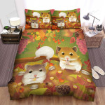 The Rodent - The Hamster Pack Art Bed Sheets Spread Duvet Cover Bedding Sets