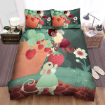 The Rodent - The Mouse Giving Strawberry Bed Sheets Spread Duvet Cover Bedding Sets