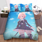 Assault Lily Hitotsuyanagi Riri In Blue Sky Bed Sheets Spread Duvet Cover Bedding Sets