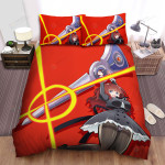 Assault Lily Kaede Johan Nouvel In Red Bed Sheets Spread Duvet Cover Bedding Sets