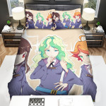 Little Witch Academia The Trio Illustration Bed Sheets Spread Duvet Cover Bedding Sets