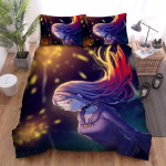 Little Witch Academia Ursula Callistis & Fireworks Bed Sheets Spread Duvet Cover Bedding Sets