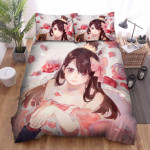 Little Witch Academia Atsuko Kagari In Wedding Dress Bed Sheets Spread Duvet Cover Bedding Sets
