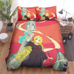Little Witch Academia Anabel Creme Illustration Bed Sheets Spread Duvet Cover Bedding Sets