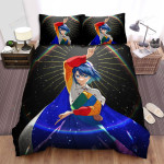 Touhou Tenkyuu Chimata Rainbow Circle Bed Sheets Spread Duvet Cover Bedding Sets
