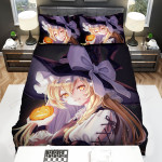 Touhou Kirisame Marisa In Halloween Costume Bed Sheets Spread Duvet Cover Bedding Sets