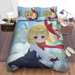 Touhou Rumia In Winter Day Bed Sheets Spread Duvet Cover Bedding Sets