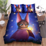 The Wild Animal - The Bat Playing With A Star Bed Sheets Spread Duvet Cover Bedding Sets