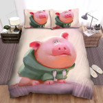 The Farm Animal - The Pig In Hoodie Bed Sheets Spread Duvet Cover Bedding Sets