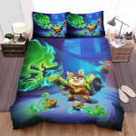 The Farm Animal - The Pig Catching Ghost Bed Sheets Spread Duvet Cover Bedding Sets